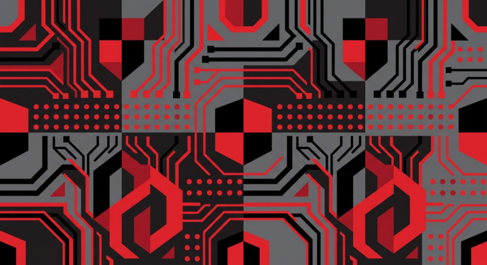 aws_agentcore_flaw.jpg AI智能体安全风险示意图:暗色电路板上的警示纹路