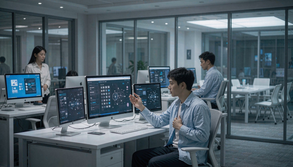 谷歌内部测试Gemini 4 Carbon 工程师测试AI模型示意