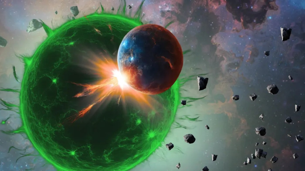 宇宙首现绿色恒星 白矮星吞行星变色